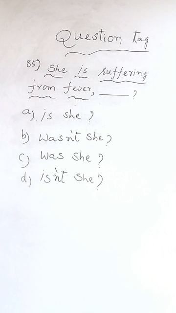 QUESTION TAG Q85 FILL IN THE BLANKS @ENGLISH UNIVERSITY TELUGU смотреть онлайн