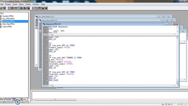 Video 22 Structured text project using the Counter Q value to stop the cycle смотреть онлайн