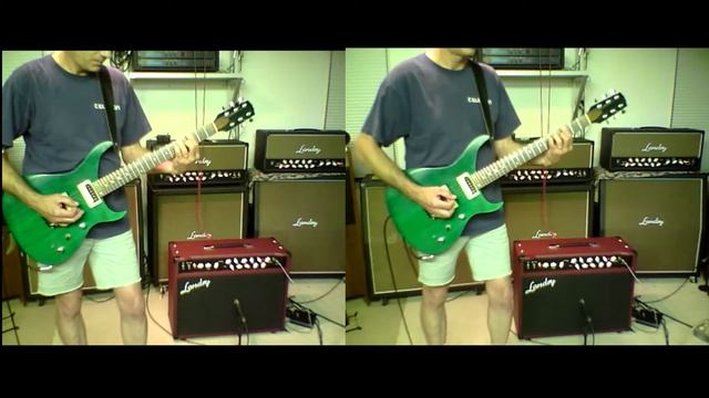 Landry 50 watt G3 combo Carry On Wayward Son cover. смотреть онлайн