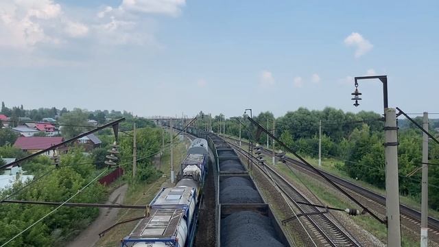 Сборник на О.П «Авдон» #6 Перегонка ЧМЭ3Т, куча ВЛ10К , объезд грузовового, куча ЭП2К смотреть онлайн