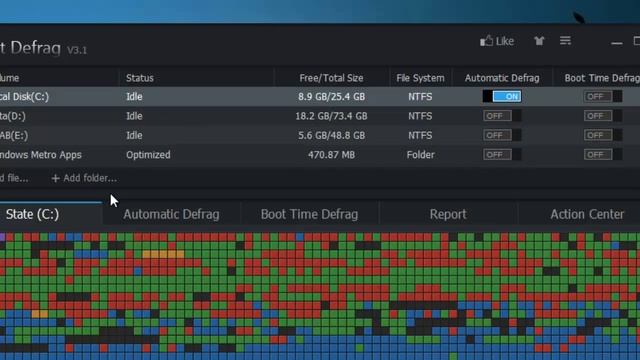 تسريع الهارد والويندوز وحل مشكلة التجزئة smart defrag смотреть онлайн