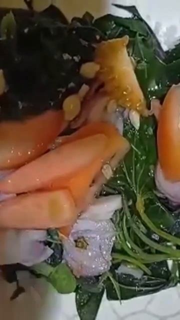 Salad potato leaves recipe | Delicious cooking recipe смотреть онлайн