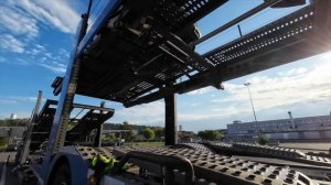 Обучение. Простая загрузка автовоза для новичков. Крепление и Расстановка машин на автовозе.