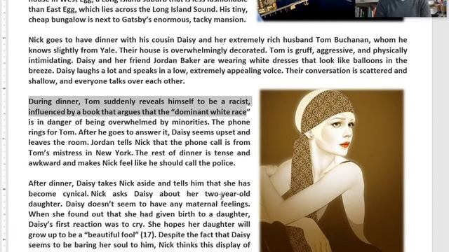 Chapter 1 Summary - The Great Gatsby смотреть онлайн