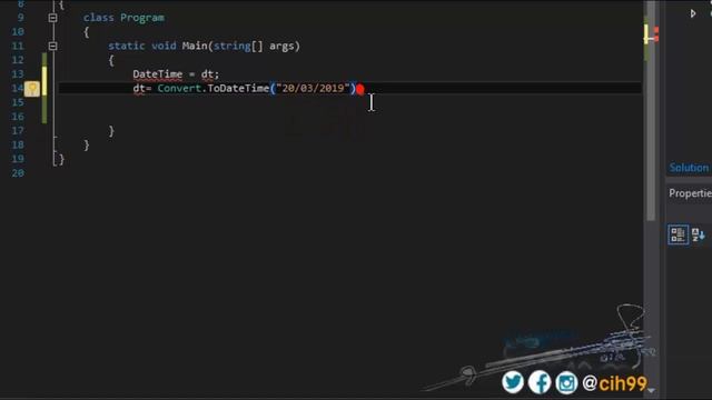 C# Tutorial For Beginners | C Sharp programming language | سي شارب | Visual Studio #19 смотреть онлайн