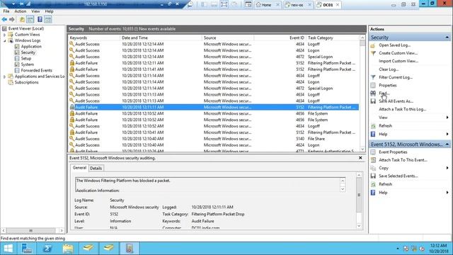 How to configure Audit Policy in windows Server 2012R2 in Hindi смотреть онлайн