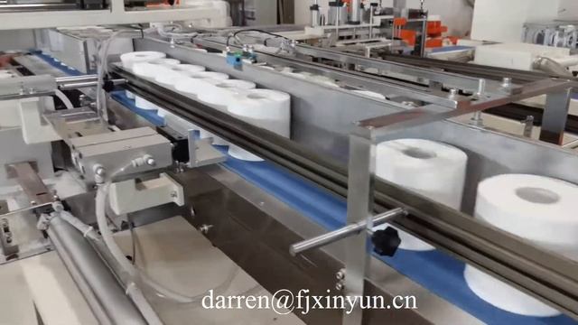 Автоматическая небольшая машина для резки и упаковки туалетной бумаги смотреть онлайн