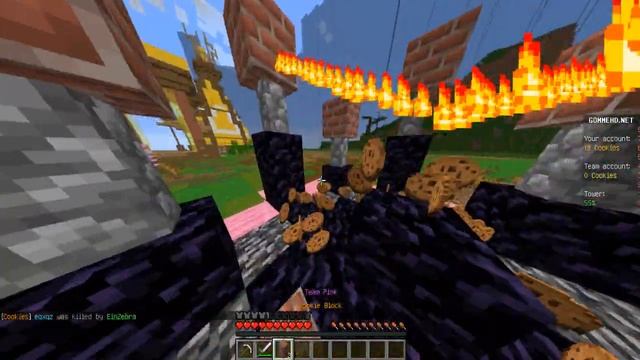 ПОСТРОИЛ БАШНЮ ИЗ ПЕЧЕНЕК!!! МАЙНКРАФТ БИТВА ПЕЧЕНЕК смотреть онлайн