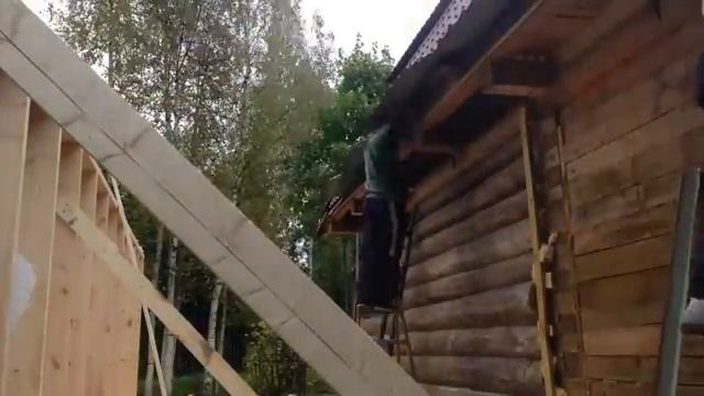 Деревянная пристройка к дому 3 на 8 в Санкт Петербург спб Лен область своими руками. Как построить_