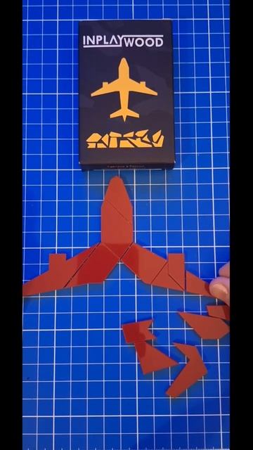 СУПЕР ГОЛОВОЛОМКА INPLAYWOOD Сложи Боинг из 13 деталей #головоломки #пазлы #тренд2023 смотреть онлайн