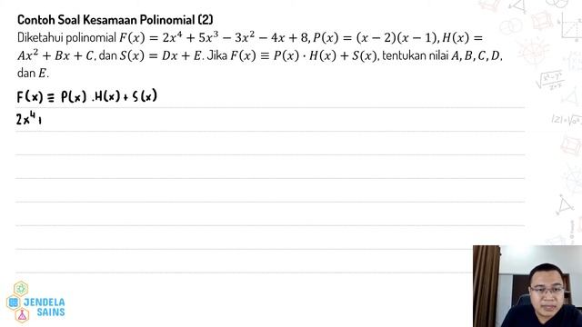 Polinomial / Suku Banyak Matematika Kelas 11 • Part 2: Kesamaan Polinomial смотреть онлайн