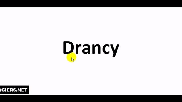 Как произносится  # Drancy