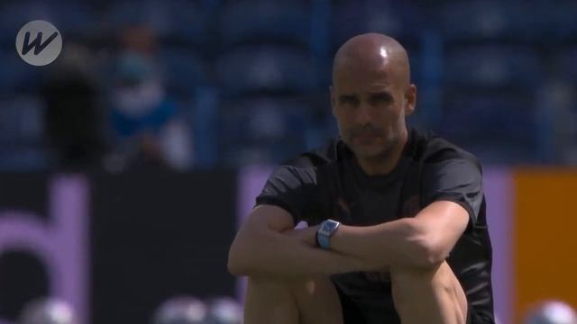 Тренировка «Манчестер Сити» с Пепом Гвардиолой: разминка, рондо и игра смотреть онлайн