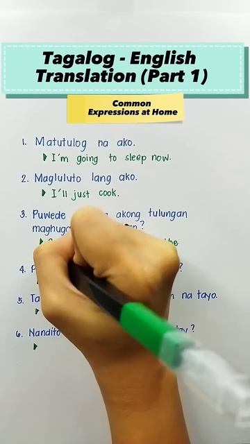 Tagalog - English Translation Common Expressions at Home) #tagalog #translation #tagalogtoenglish смотреть онлайн