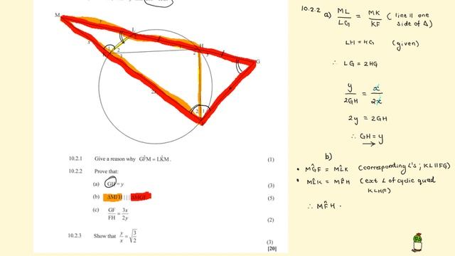 Grade 12 Ratio And Proportion |Part 4 Of 5 Applying The Proportionality Theorem  | NTE