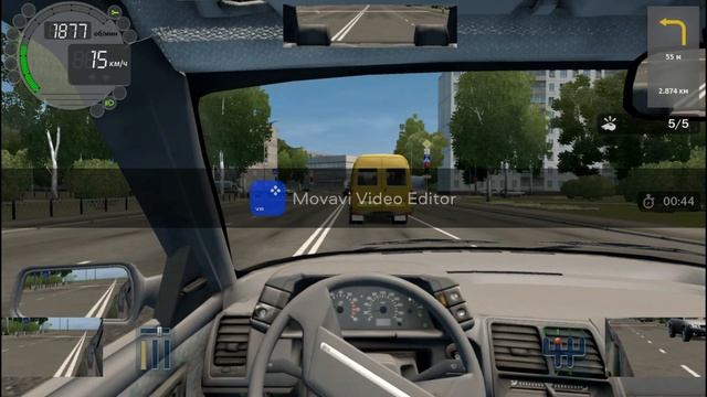 Играем в CITY CAR DRIVING (Карьера "Кандидат в водители") смотреть онлайн
