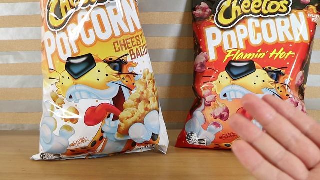 Cheetos Popcorn Tasting! Cheese & Bacon + Flamin Hot Flavours Food Review! | Birdew Reviews смотреть онлайн