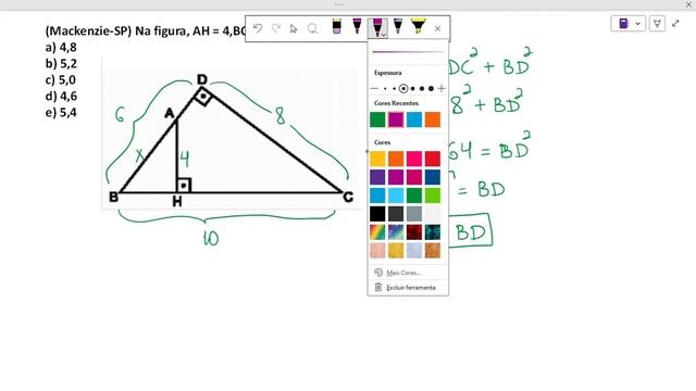 Questão Clássica Sobre Semelhança De Triângulos!