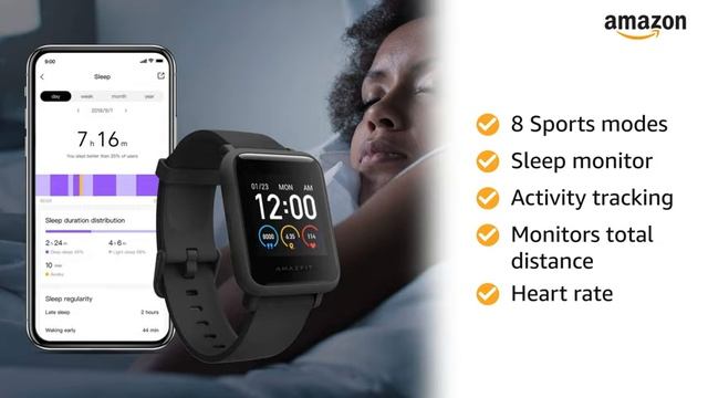 Amazfit Bip S Lite Smart Watch, 30 Days Battery Life, 150+ Watch Faces, Always on Display, 30g смотреть онлайн