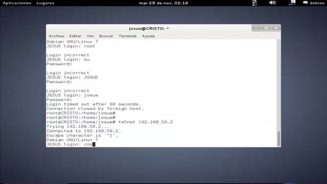 SERVIDOR TELNET DEBIAN 7 смотреть онлайн