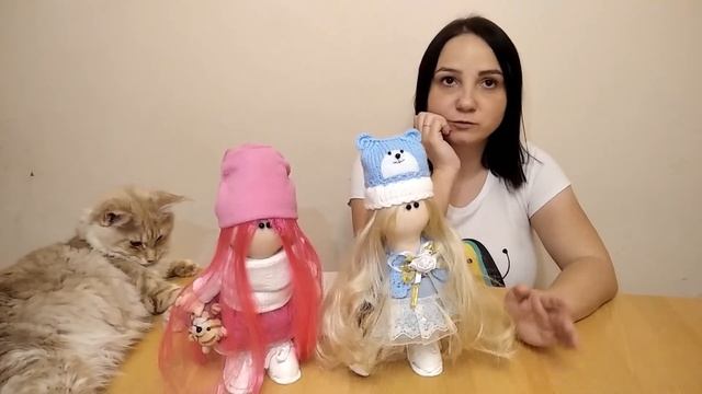 План работы с текстильными куклами.Переделка кукол другого мастера. смотреть онлайн