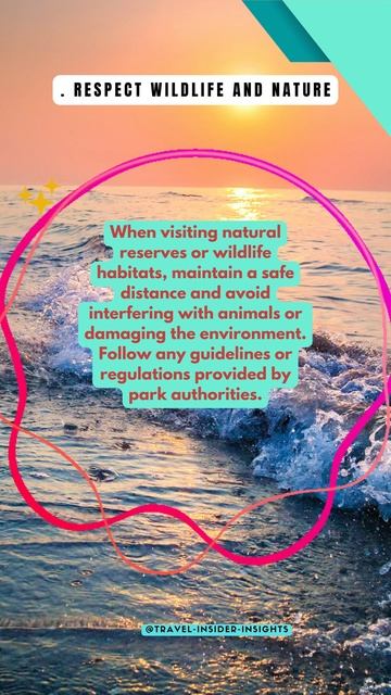 Show Respect to Wildlife and the Natural Environment - advice for travelers and tourists смотреть онлайн