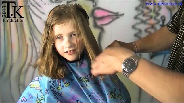 Rosa's ( 7 ) birthday haircut and color by Theo Knoop смотреть онлайн