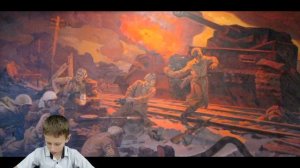 Сергей Алексеев "Ни шагу назад" читает  Андрей В. 6-В класс