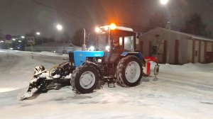 очистка дорог от снега 56 часть