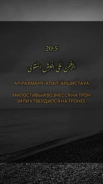 СУРА 20: ТА ХА, АЯТЫ 20:1-20:8