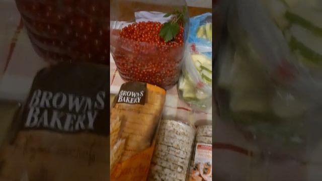 Закупка продуктов в гипермаркете 