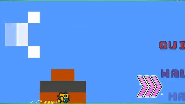 My new level celebrating Terrria 1.3 and Geometry Dash 2.0, it is called Terraria walk through ex.. смотреть онлайн