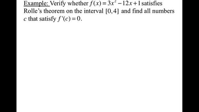 Topic 24-The Mean Value Theorem смотреть онлайн