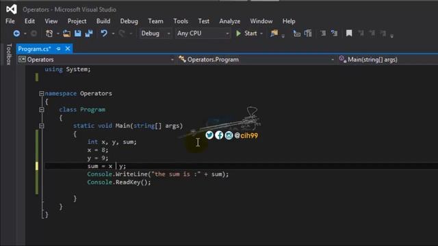 C# Tutorial For Beginners | C Sharp programming language | سي شارب | Visual Studio #3 смотреть онлайн