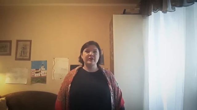 Рубрика «Пойте дома» Виктория Чуприна - солистка ансамбля «Благодать»