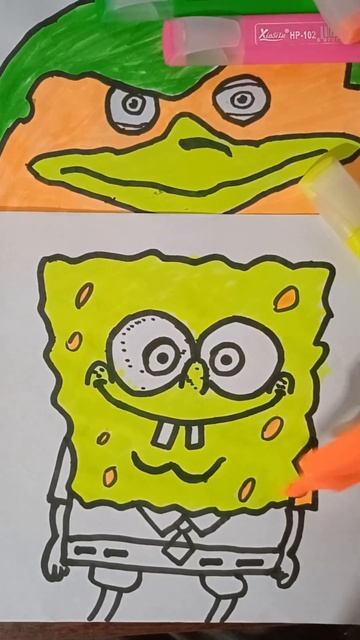 Губка боб квадратные штаны #губкабоб #мультики #рисунок смотреть онлайн