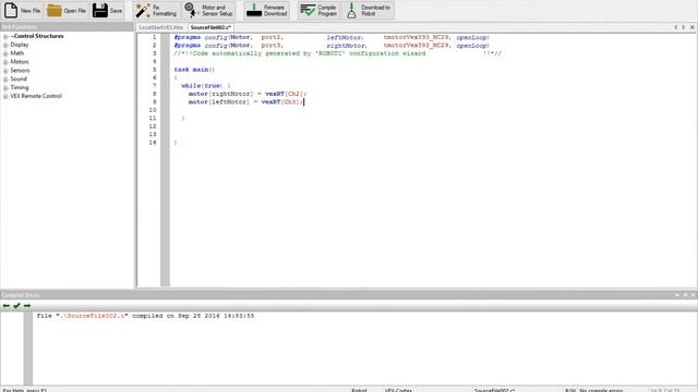 VEX Robotics RobotC Programming Tutorial Series | Episode 4: Mapping Commands To Your Controller смотреть онлайн