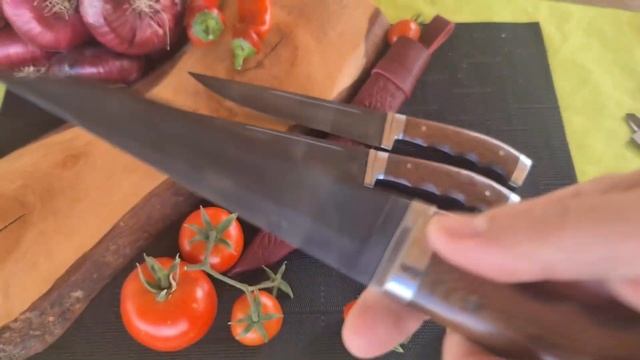 Авторский пчак от Бахрома Юсупова "БЕЛОЧКА". Ручная работа. Лаконичный нож с тонким узким лезвием. смотреть онлайн