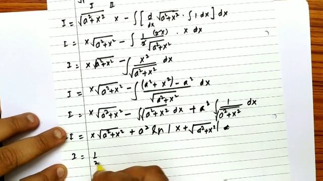 Integral of Root of x^2+a^2 | Integrate the Square Root of a Quadratic | #RootOfx^2+a^2 смотреть онлайн