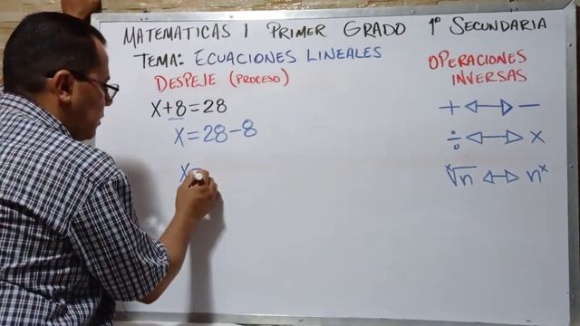 Ecuaciones Lineales. 1° Secundaria смотреть онлайн