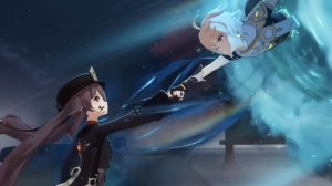 Итер спасает Ху Тао , Кат-сцена Геншин Импакт