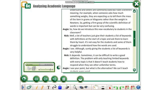 Action 11 Module 6c Listening Ex. 6 (p.83) смотреть онлайн
