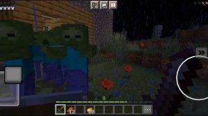 зомби напали на нашу деревню в Майнкрафт😱(начало видео компота)