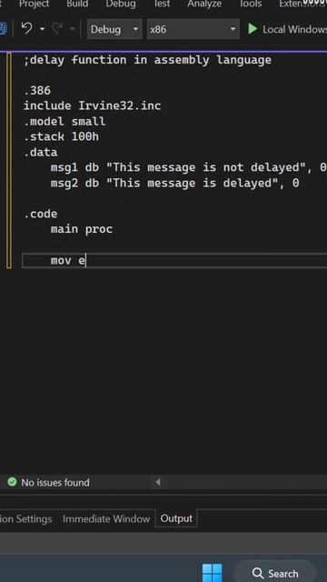 Delay Function in Assembly Language #assemblylanguage смотреть онлайн