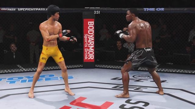 UFC4 Bruce Lee vs Hector Lombard EA Sports UFC 4 PS5 смотреть онлайн