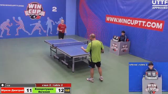 Юрков Дмитрий 3-1 Коворотушин Евгений Турнир Восток 4 WIN CUP 01.04.2021. Прямой эфир Зал 2. смотреть онлайн