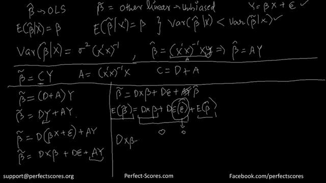 Proof Gauss Markov Theorem (Regression - OLS) смотреть онлайн