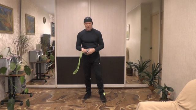 Упражнения с резиновым эспандером. Часть 1 смотреть онлайн