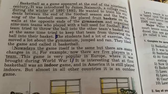 English Reader/5 класс/ И.Н.Верещагина/From the History of Sports/Lesson 18/29.07.21 смотреть онлайн