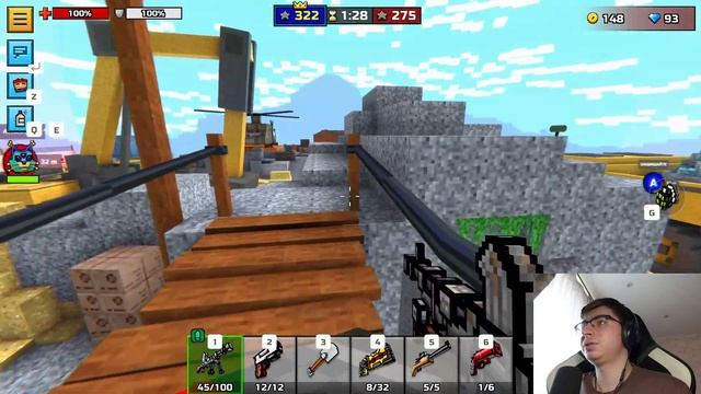 Мой первый автомат | Ветеран {#4} (Pixel Gun 3D: PC Edition) смотреть онлайн